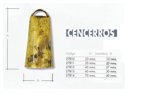 Cencerros pequeños Cencerros pequeños